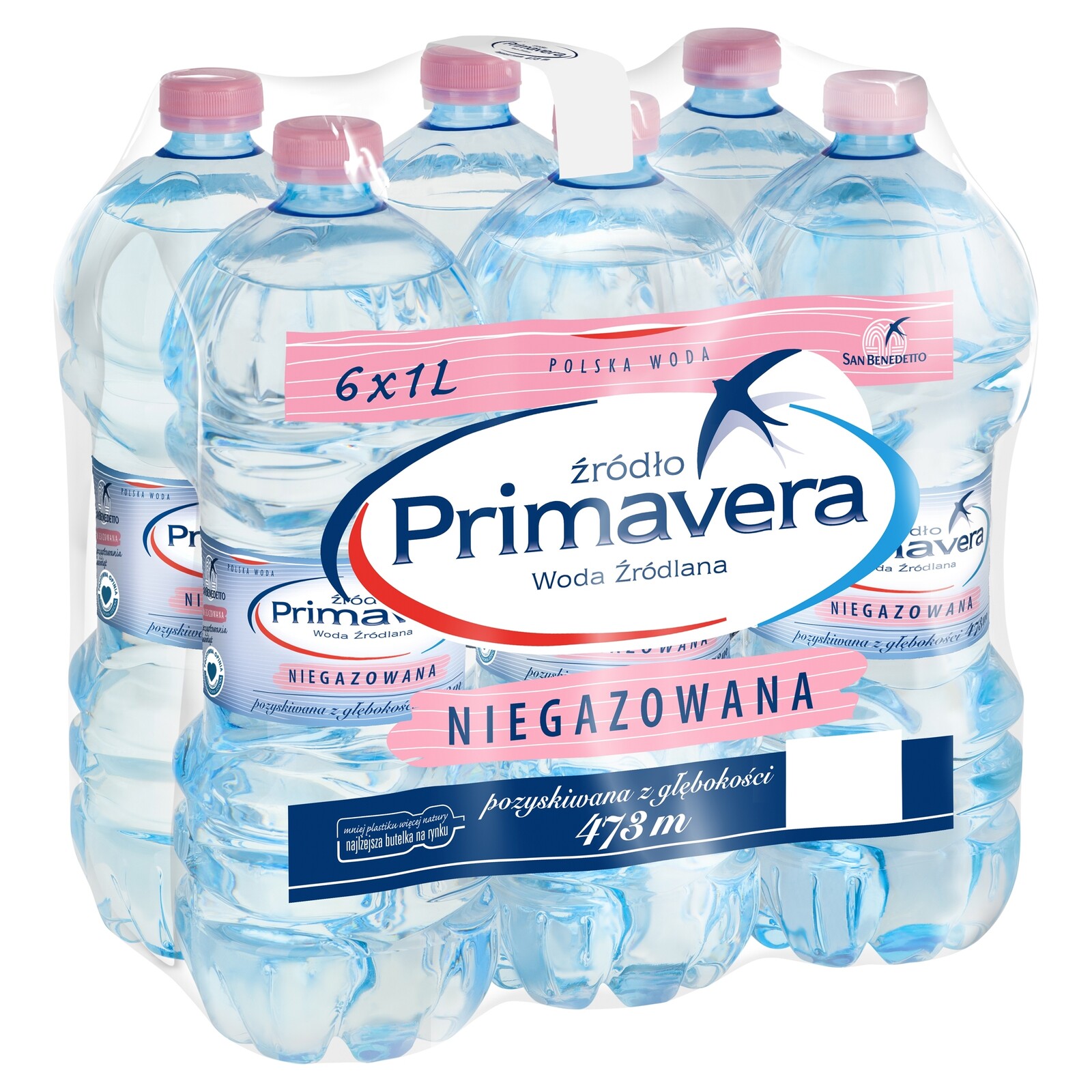 Primavera Pramenitá voda neperlivá 6 x 1 l