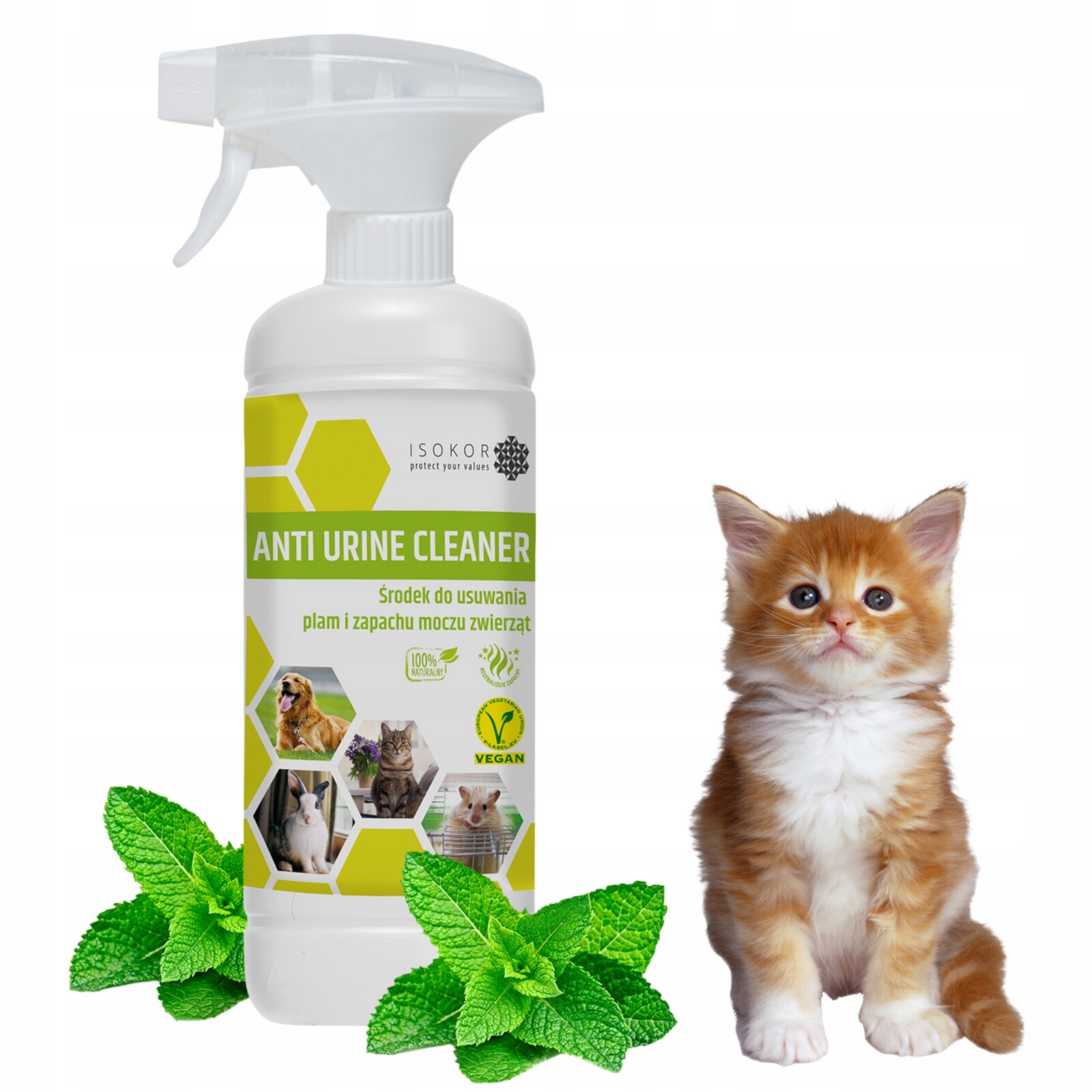 Sprej Isokor Anti Urine Cleaner 1L pečující, boj s vůní 1000 ml