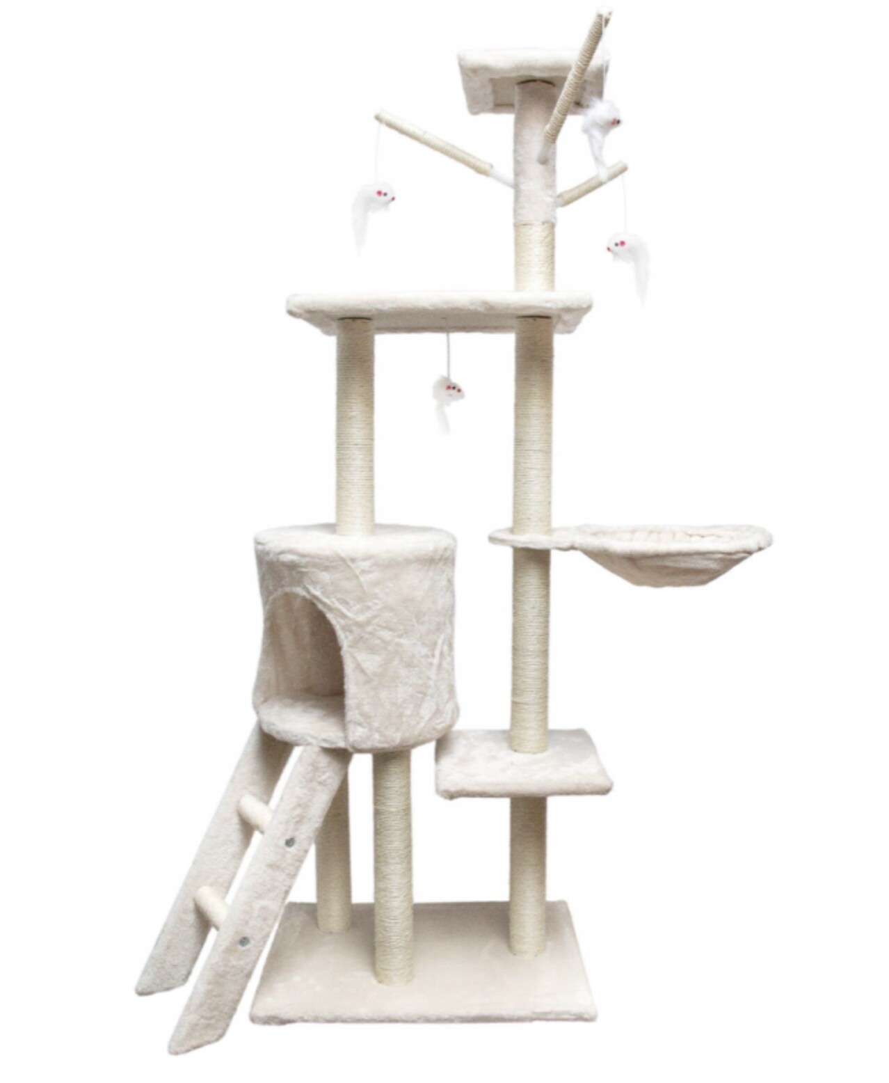 Vysoký škrabák, pelíšek, škrabací sloupek, věž Pet Hobby 101 160 cm