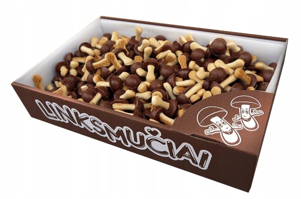 Mavespa Veselé houbičky čokoládové sušenky 1 kg