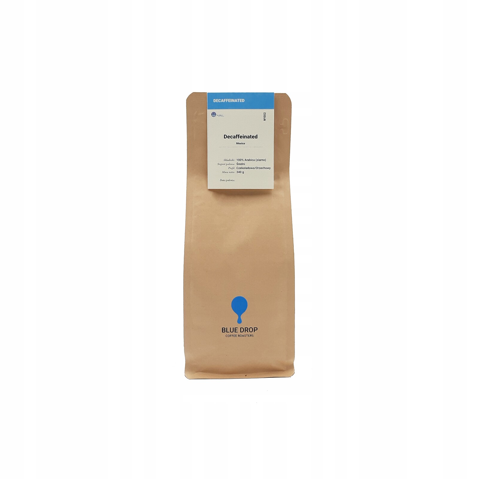 Blue Drop Coffee Roasters bezkofeinová Káva 340g