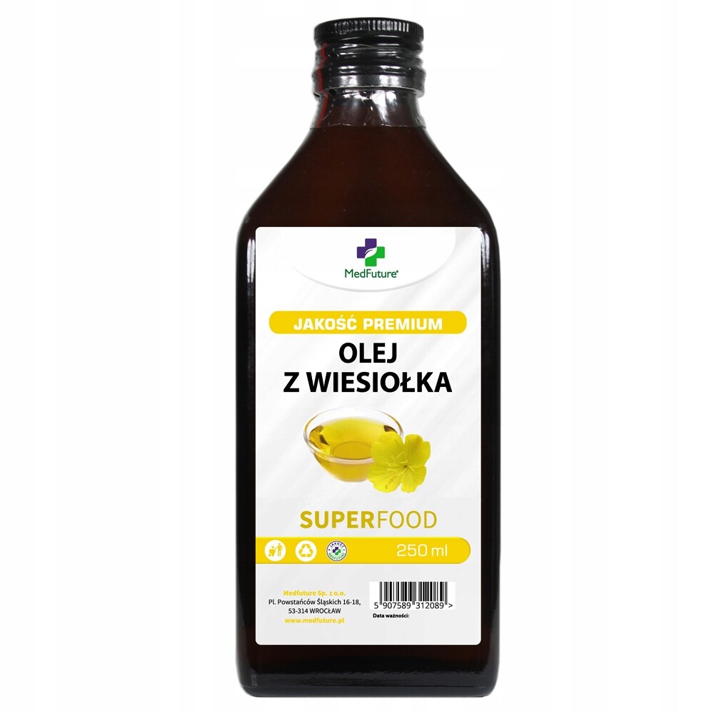 Pupalkový olej nerafinovaný MedFuture 250 ml