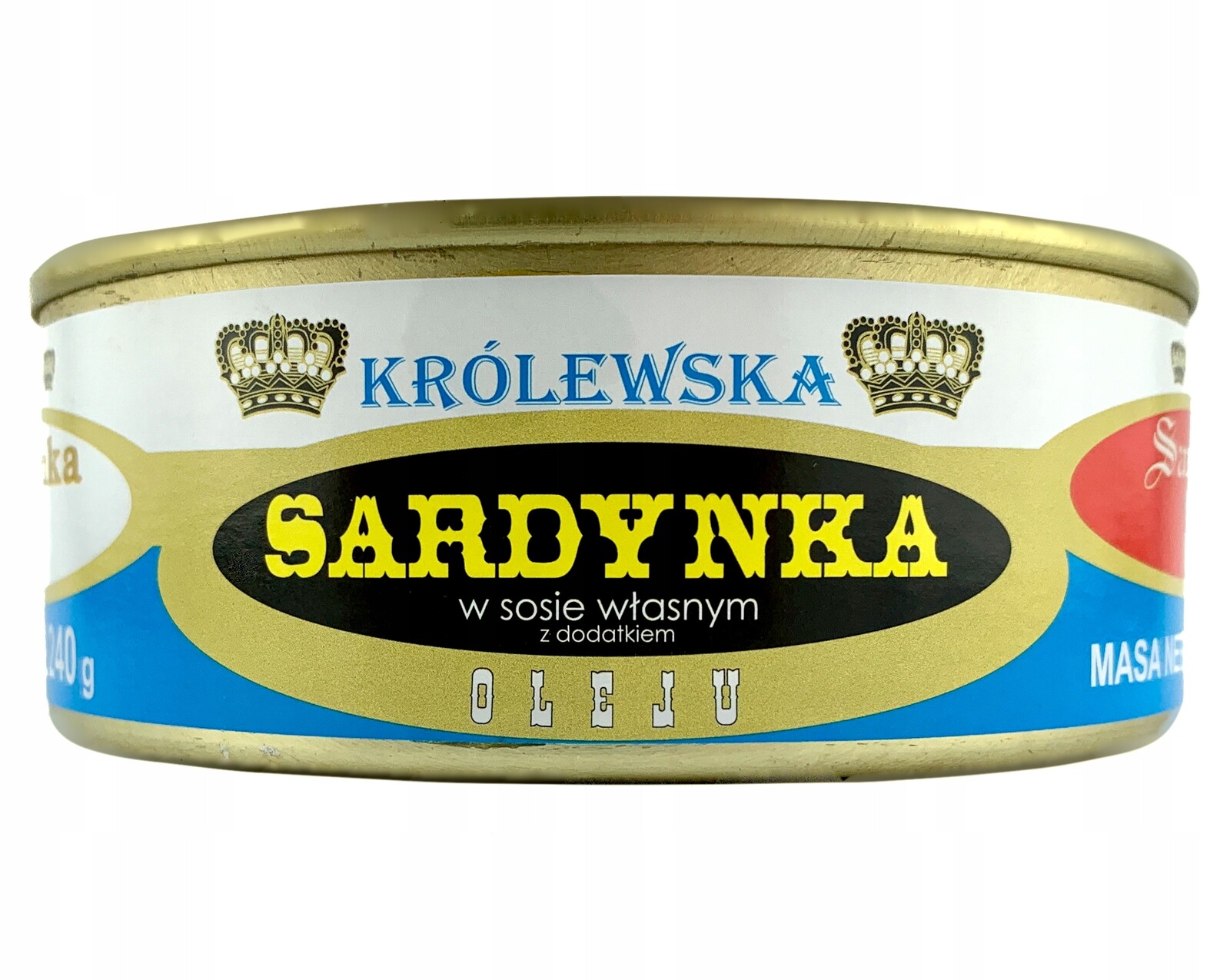Sardinka královská ve vlastní šťávě s olejem Petropat 0,24 kg