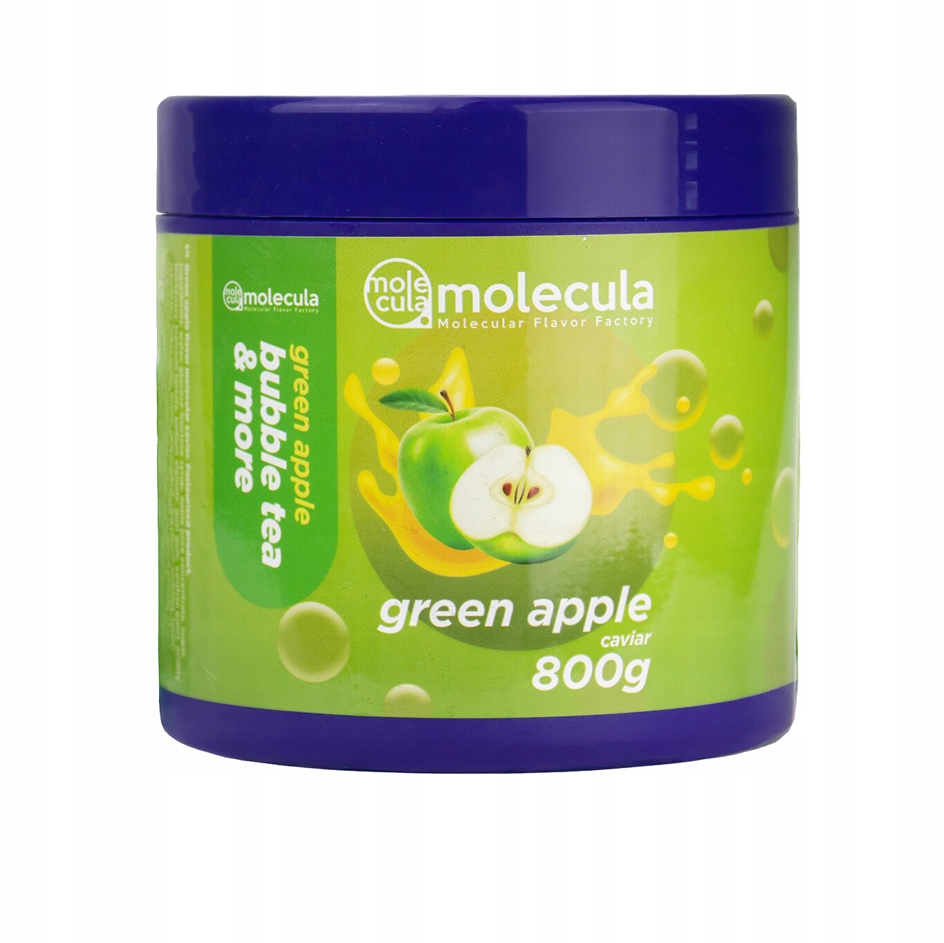 Molekulární kaviár s příchutí zeleného jablka do