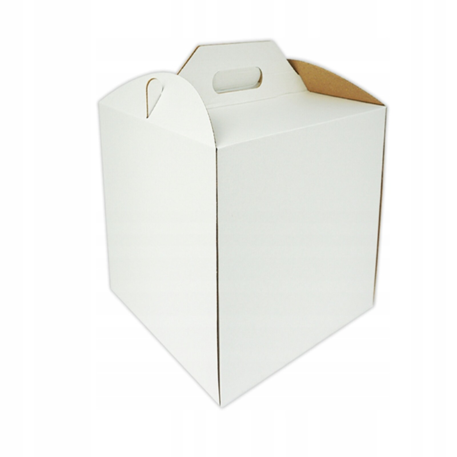 Krabice na dort 24x24x35 cm Bílé balení Velmi Pevná