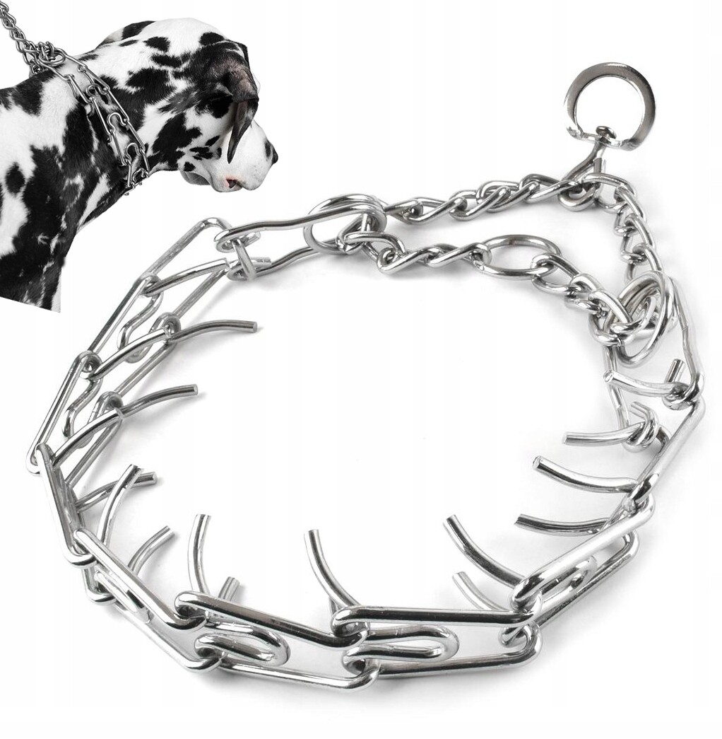 Kovový obojek pro psa ostnatý obojek Reverse vel. XXL