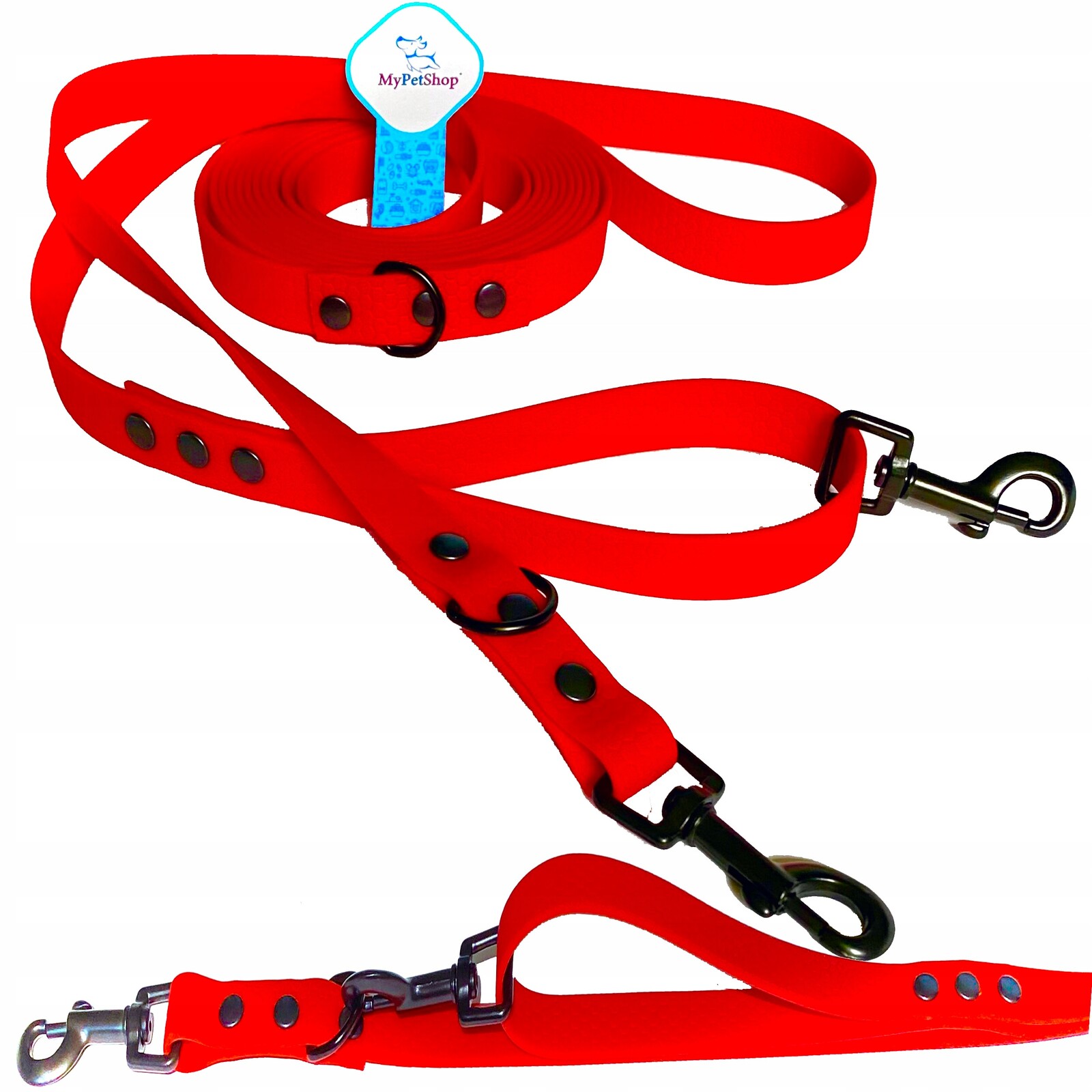 Vodítko pro psa MyPetShop Biothane přepínací 5 3,5 2,5 m tréninková