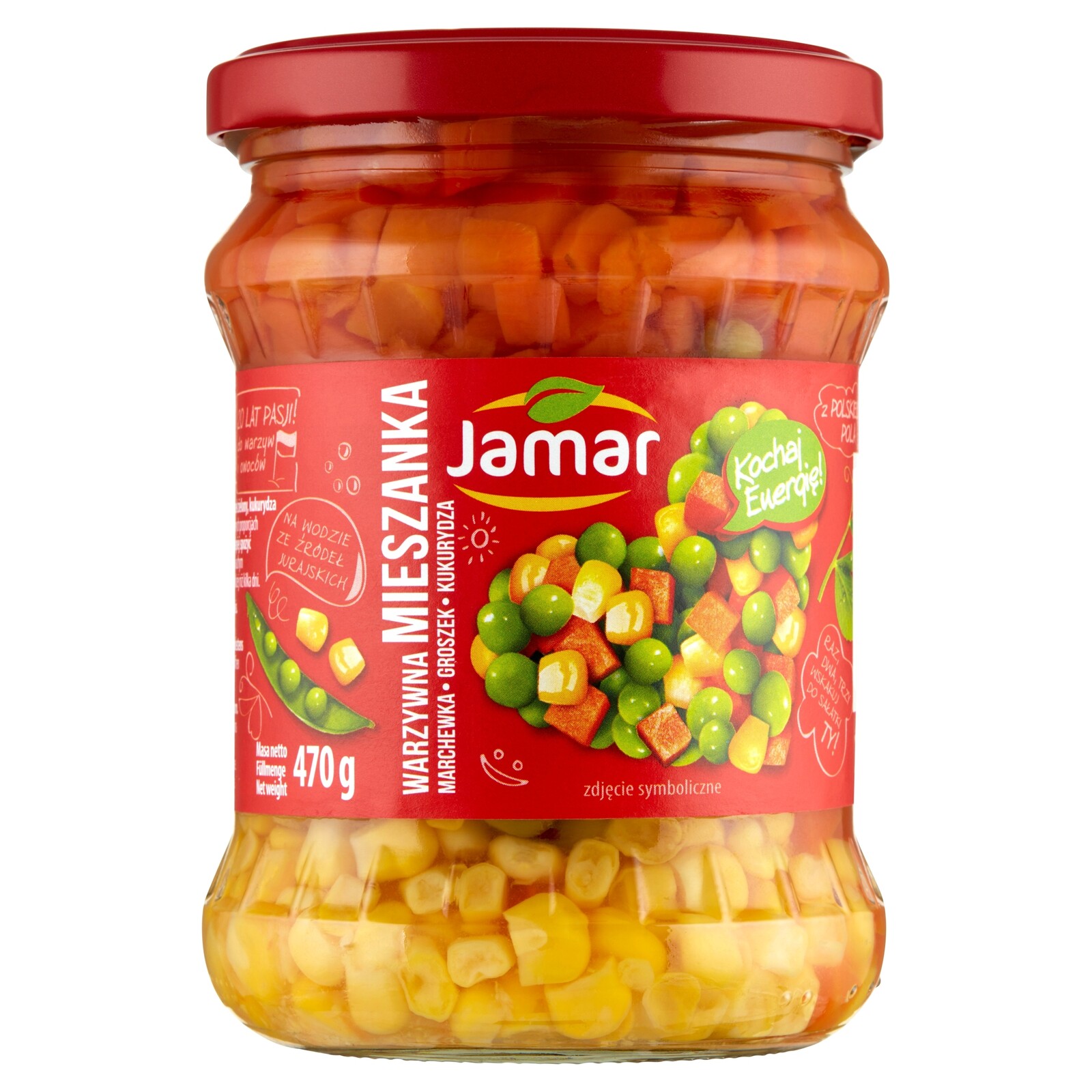 Jamar Zeleninová směs mrkev, kukuřičný hrášek 470 g