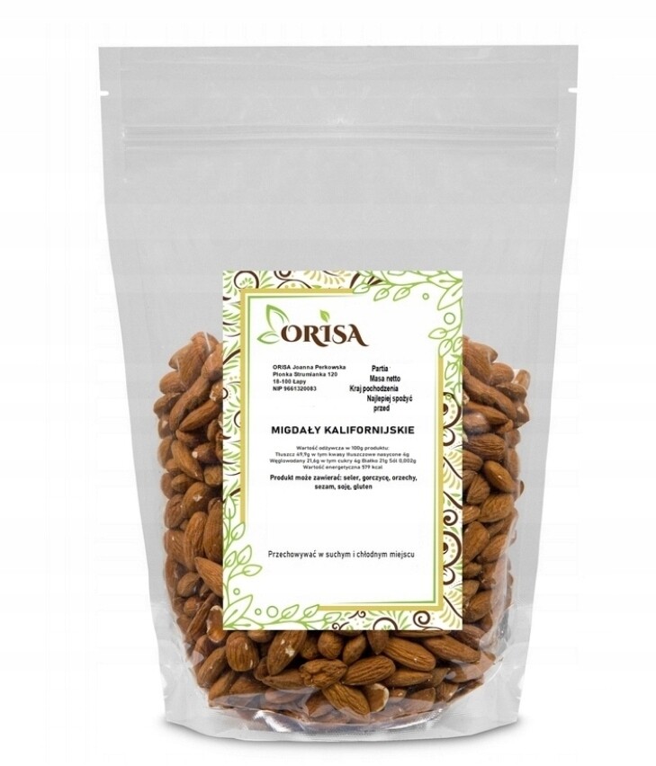 Orisa mandle celé ořechy 1000g