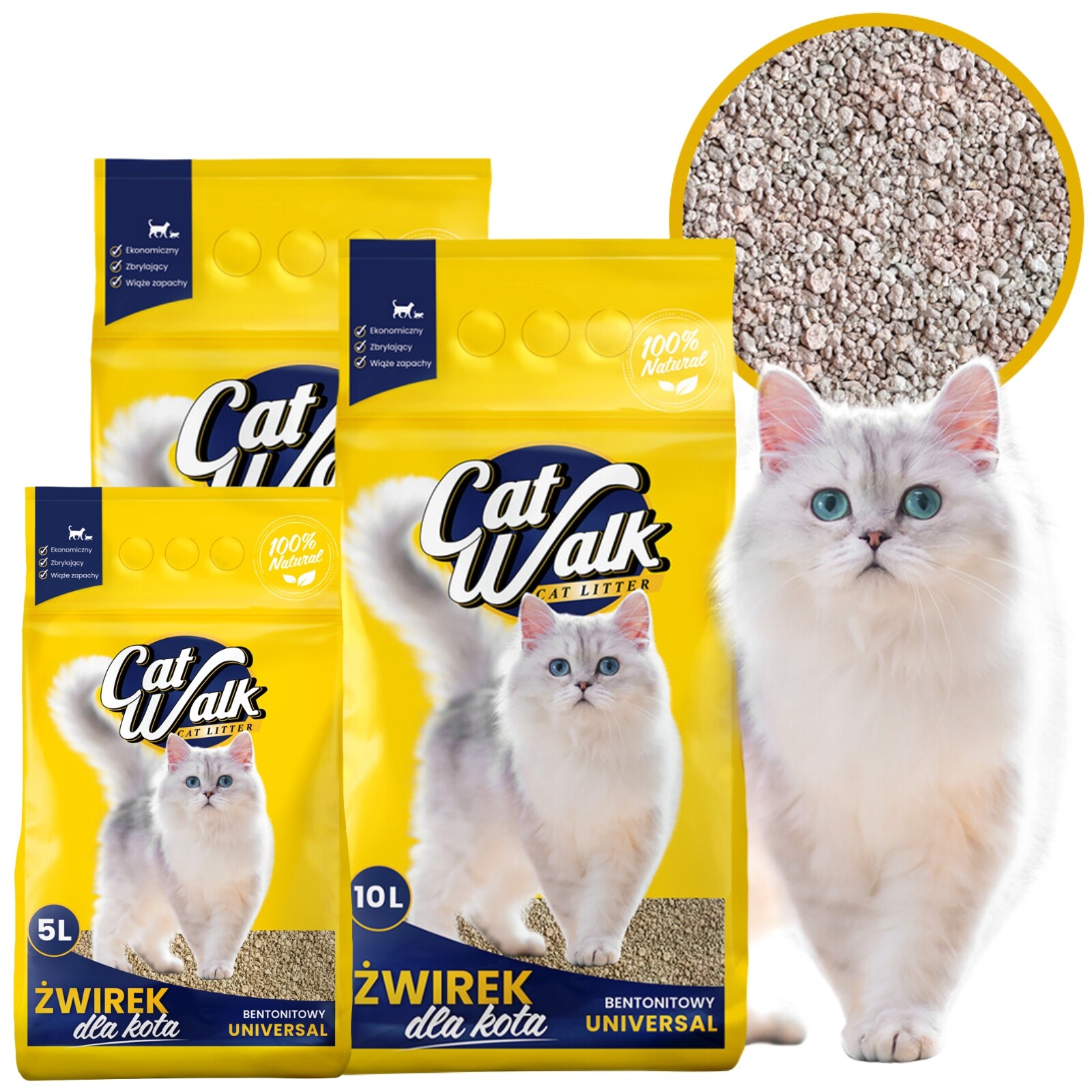 CatWalk bentonitové stelivo 25 l