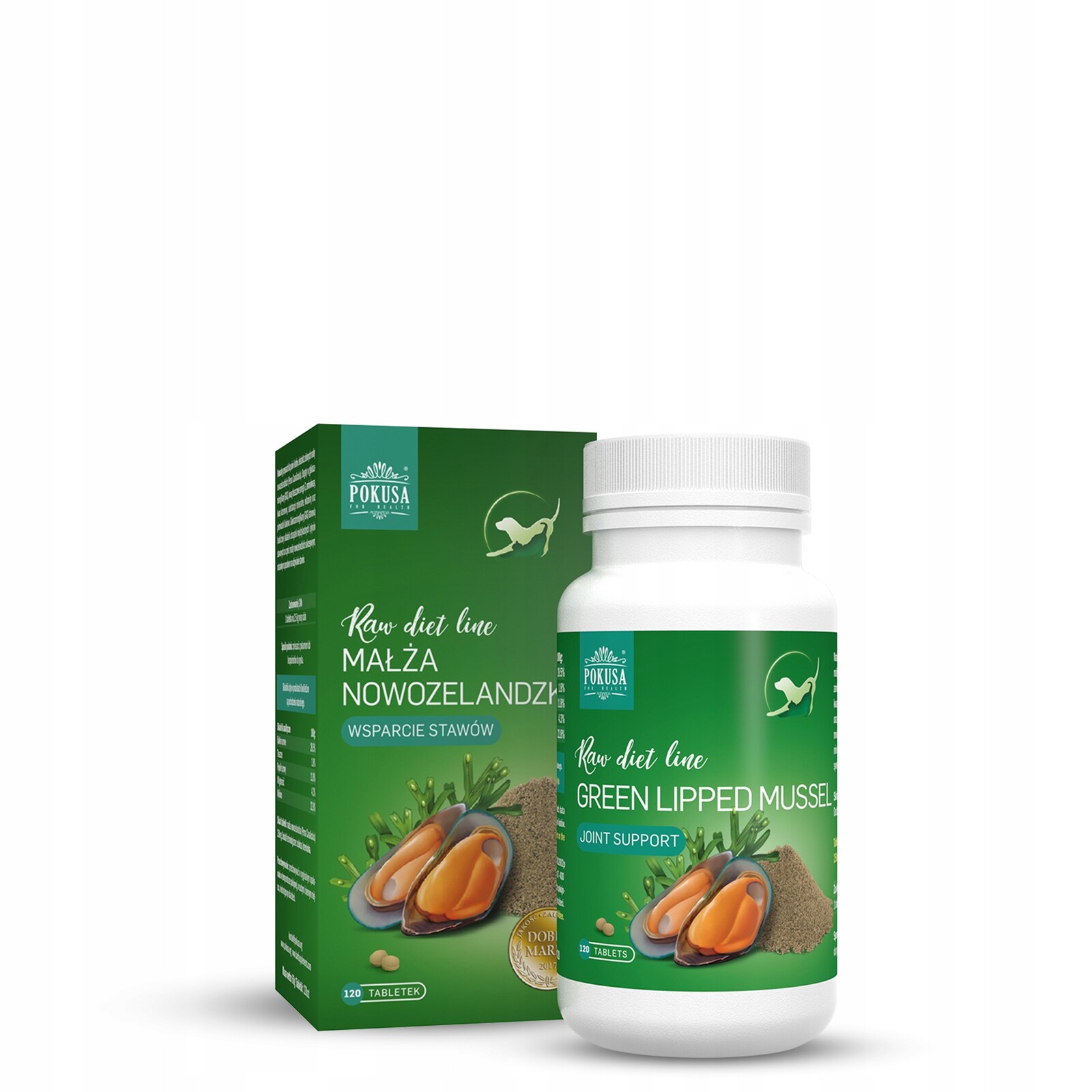 Pokusa RawDietLine Slávka zelenoústá pro psy a kočky 120 tablet