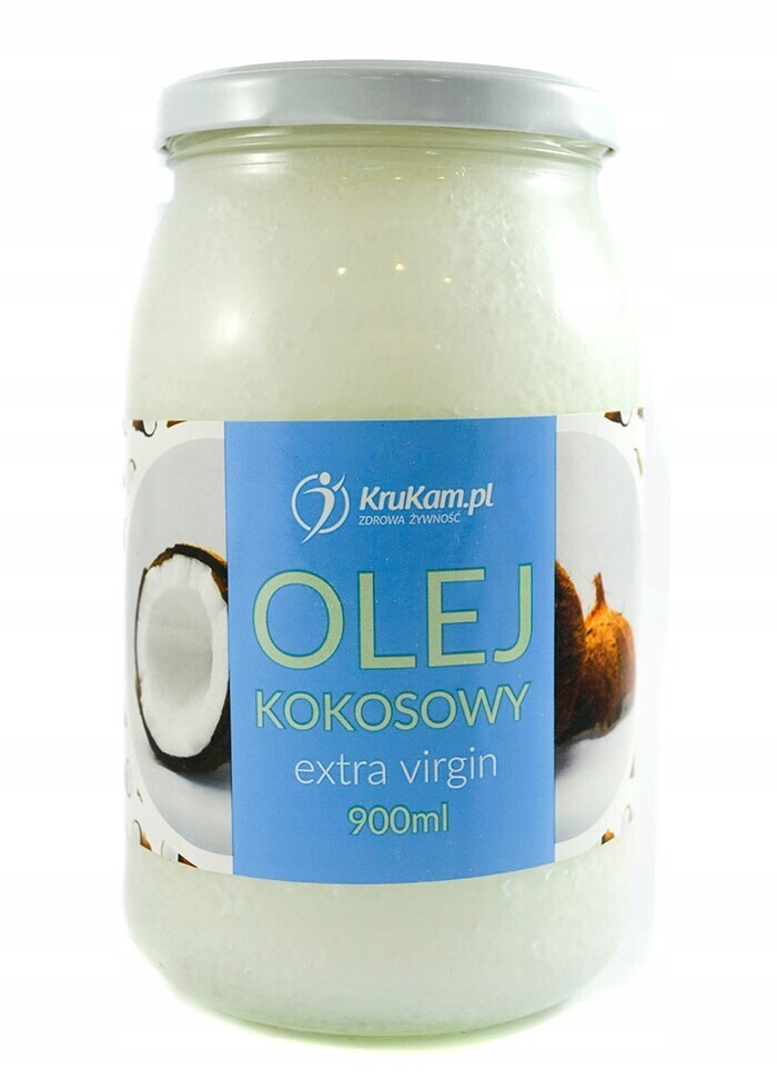 Kokosový olej nerafinovaný KruKam 900 ml
