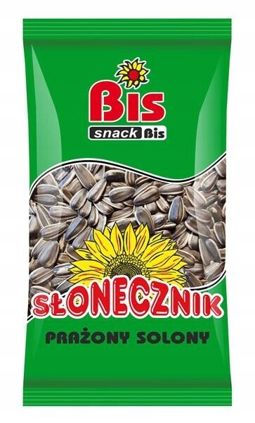 Slunečnicová semínka pražená, solená, Bis, neloupaná, 100 g