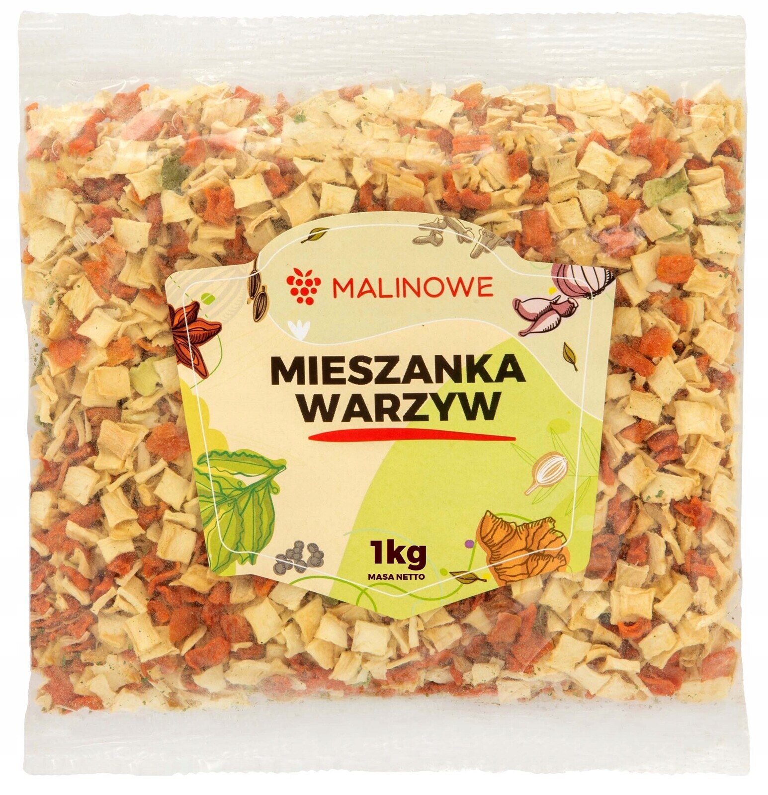 Malinowe zeleniny směs 1000 g