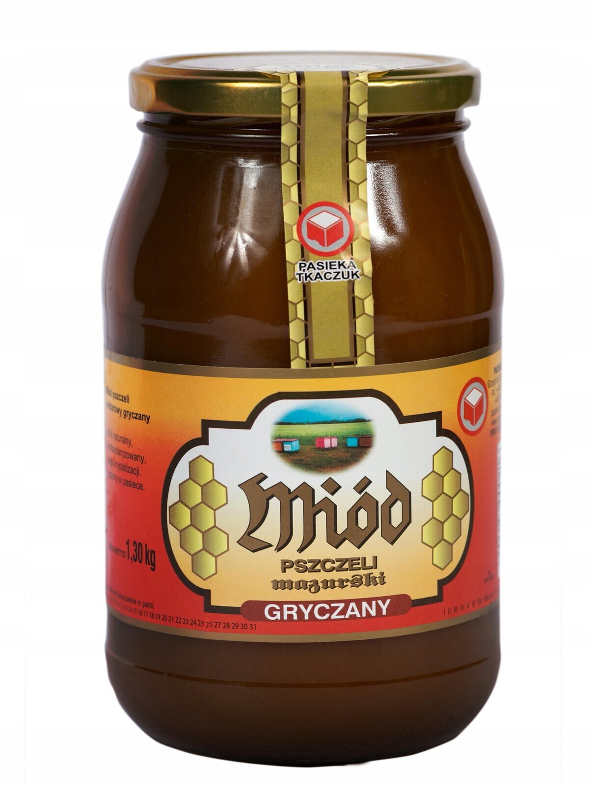 Kremovaný pohankový med Pasieka Tkaczuk 1,2 kg