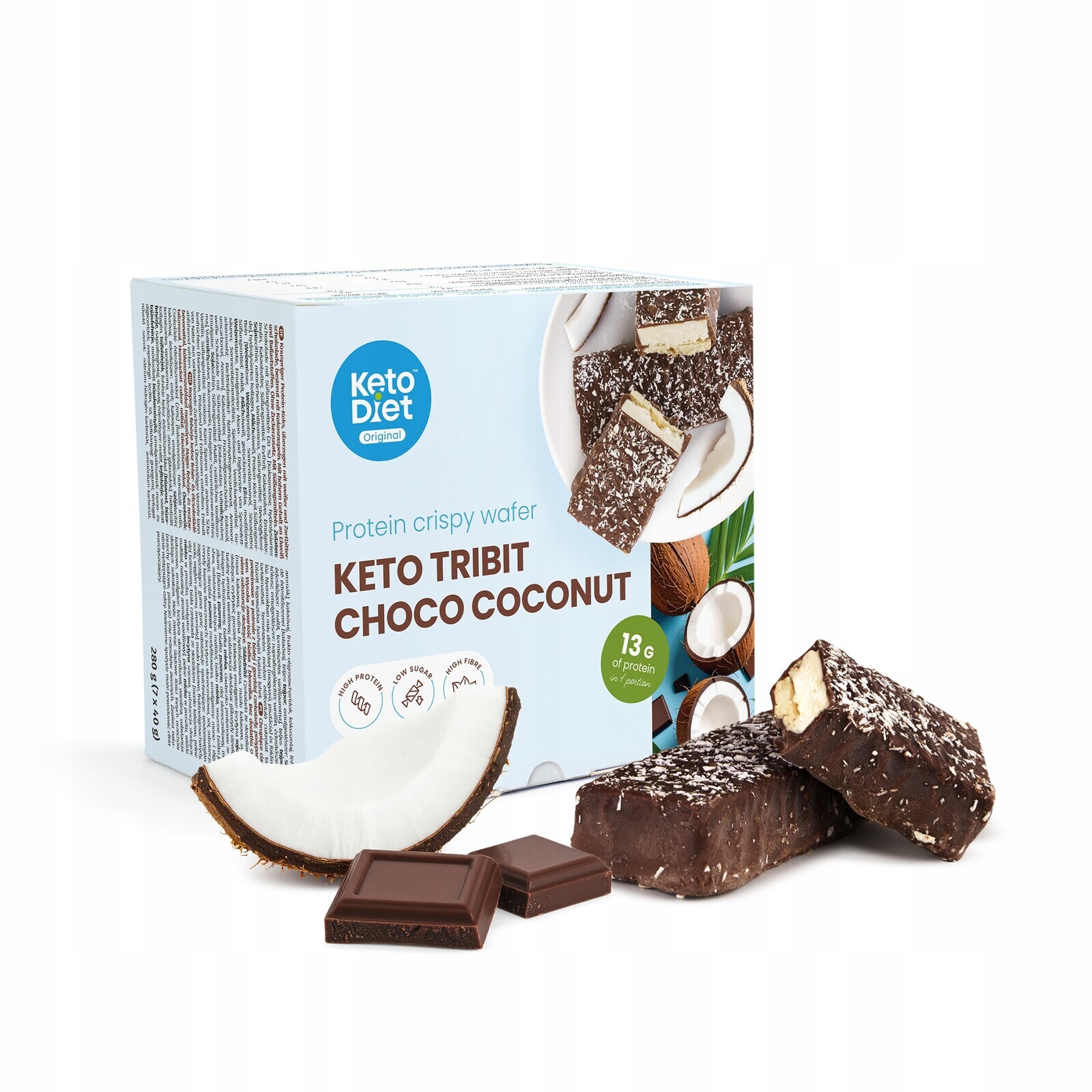 Keto Tribit Choco Coconut křupavé sušenky (7 porcí)