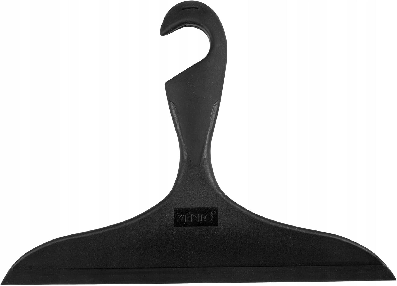 Wenko sprchová stěrka Loano černá do koupelnové kabiny 23 cm bez šmouh