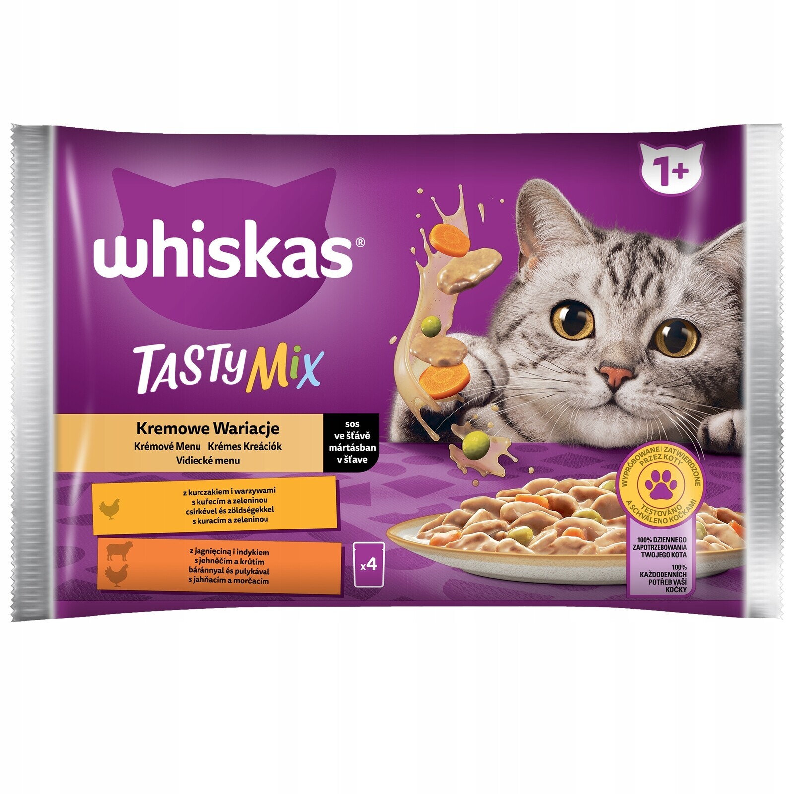 Whiskas krmivo mix chutí 0,36 kg