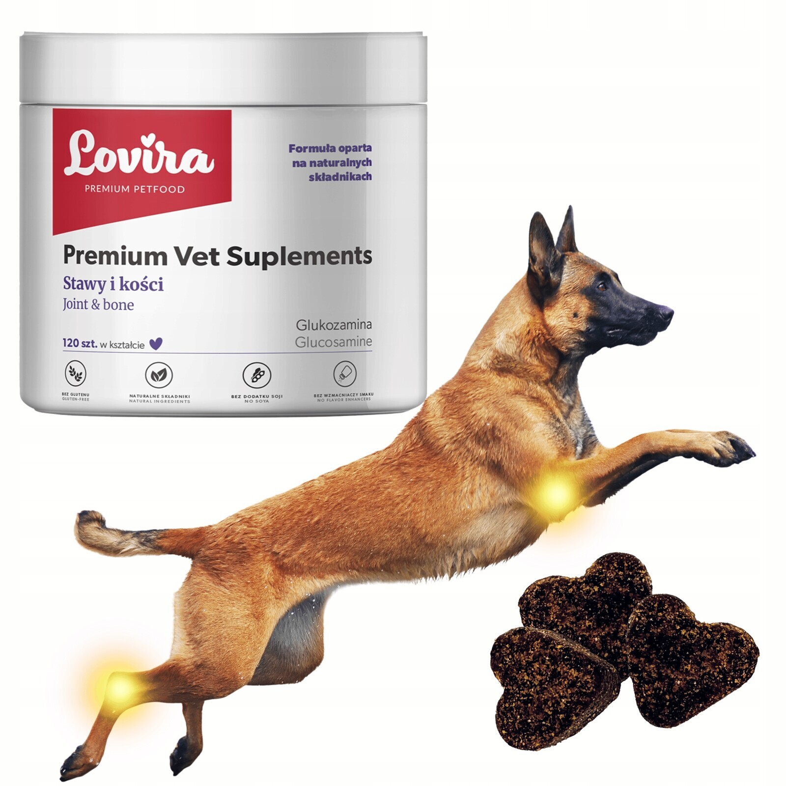 Doplňky Pro Psa Na Klouby A Kosti 120 příchutí Kolagen Vitamíny