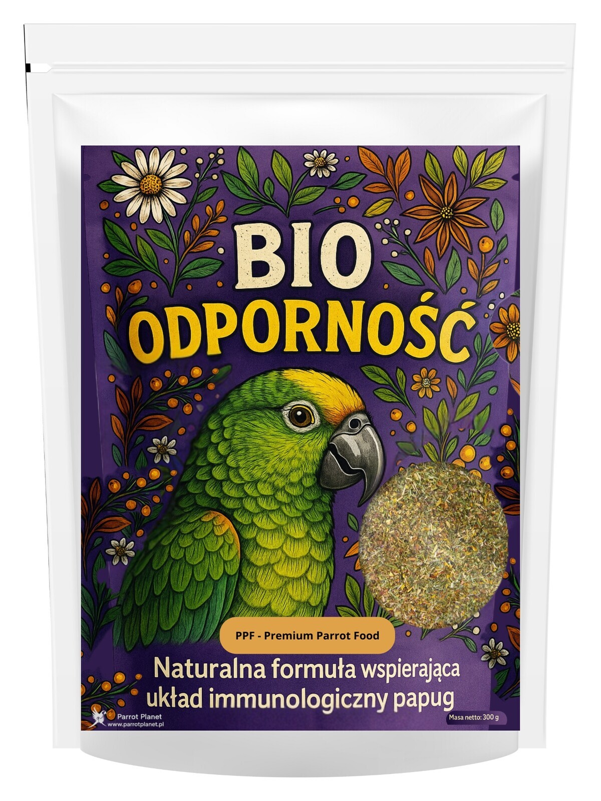 Bioimunita – přírodní formulace podporující imunitní systém papoušků