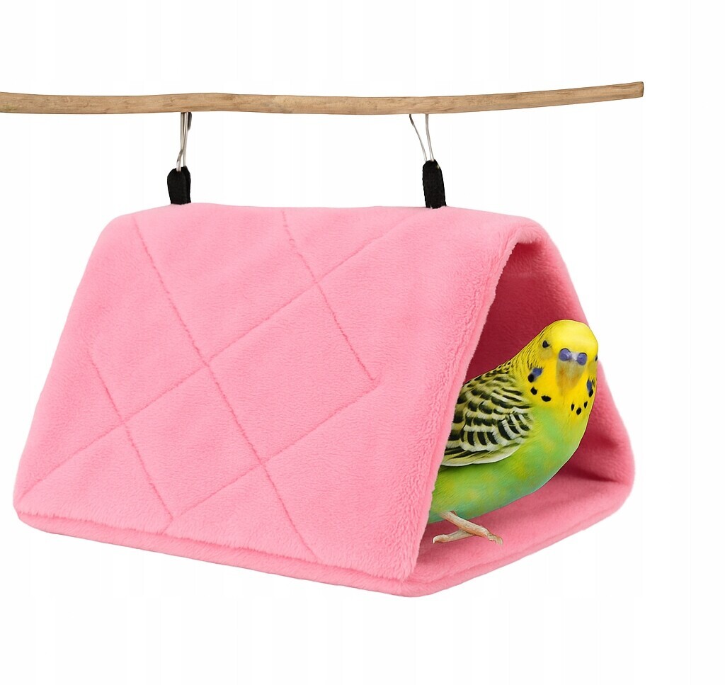 Stan S Růžový Bezpečné útočiště Jeskyně pro malé papoušky 17 x 13 cm