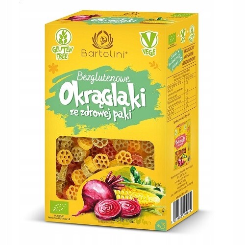 Těstoviny bezlepkové kulaté Bio 250 g Bartolini