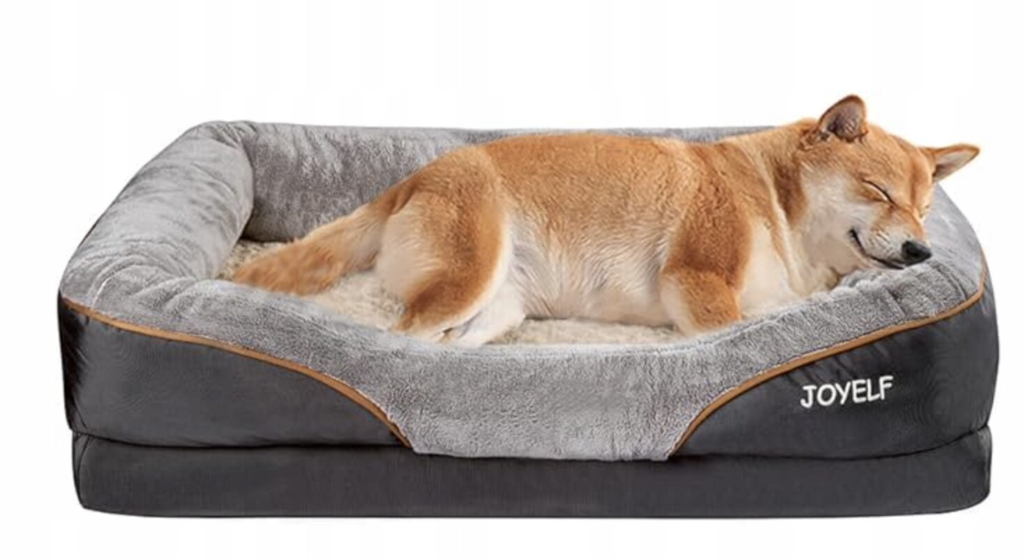 Joyelf pelíšek pro psa šedé 67 cm x 53 cm