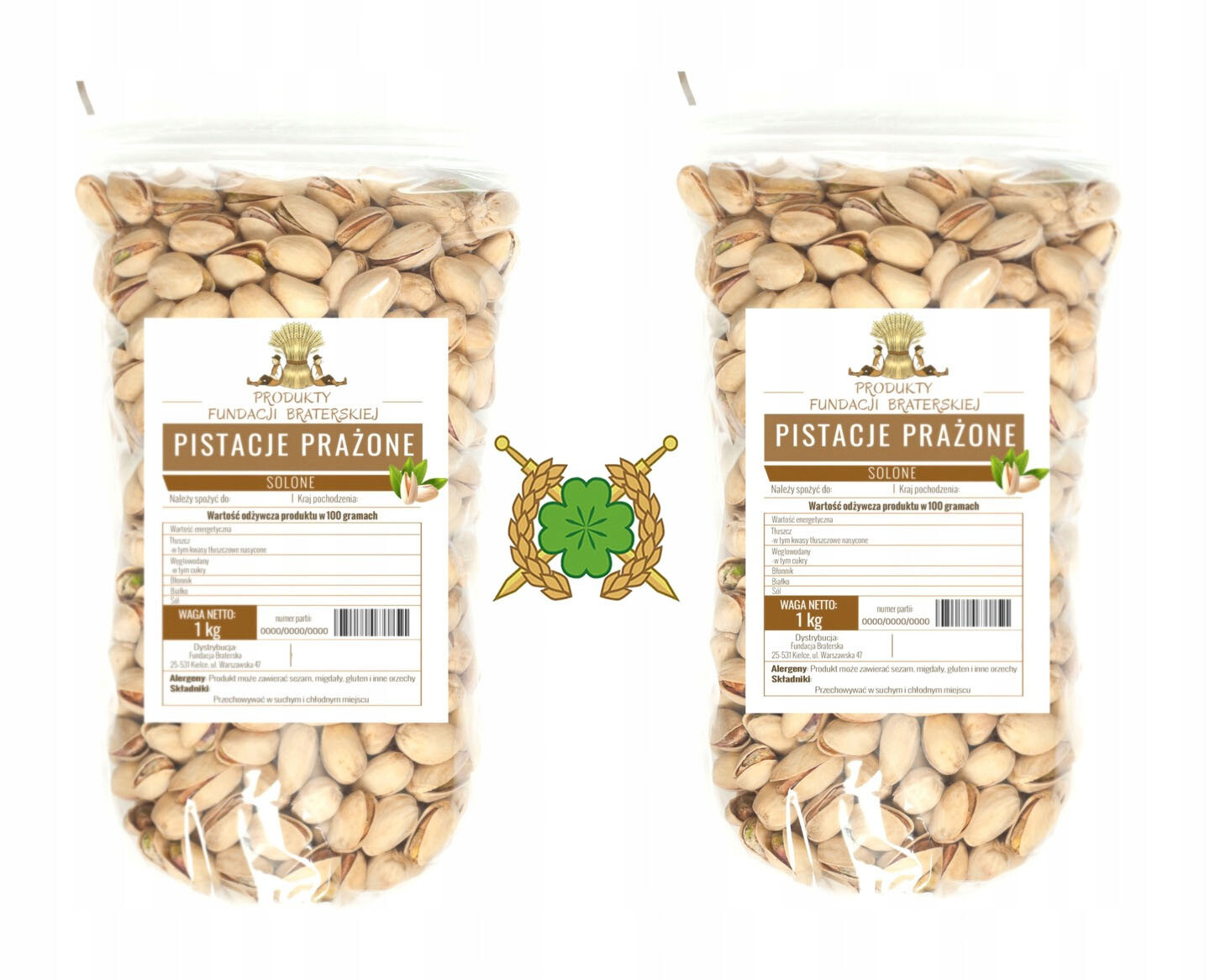 Pistácie Fundacja Braterska ve skořápce 2000 g