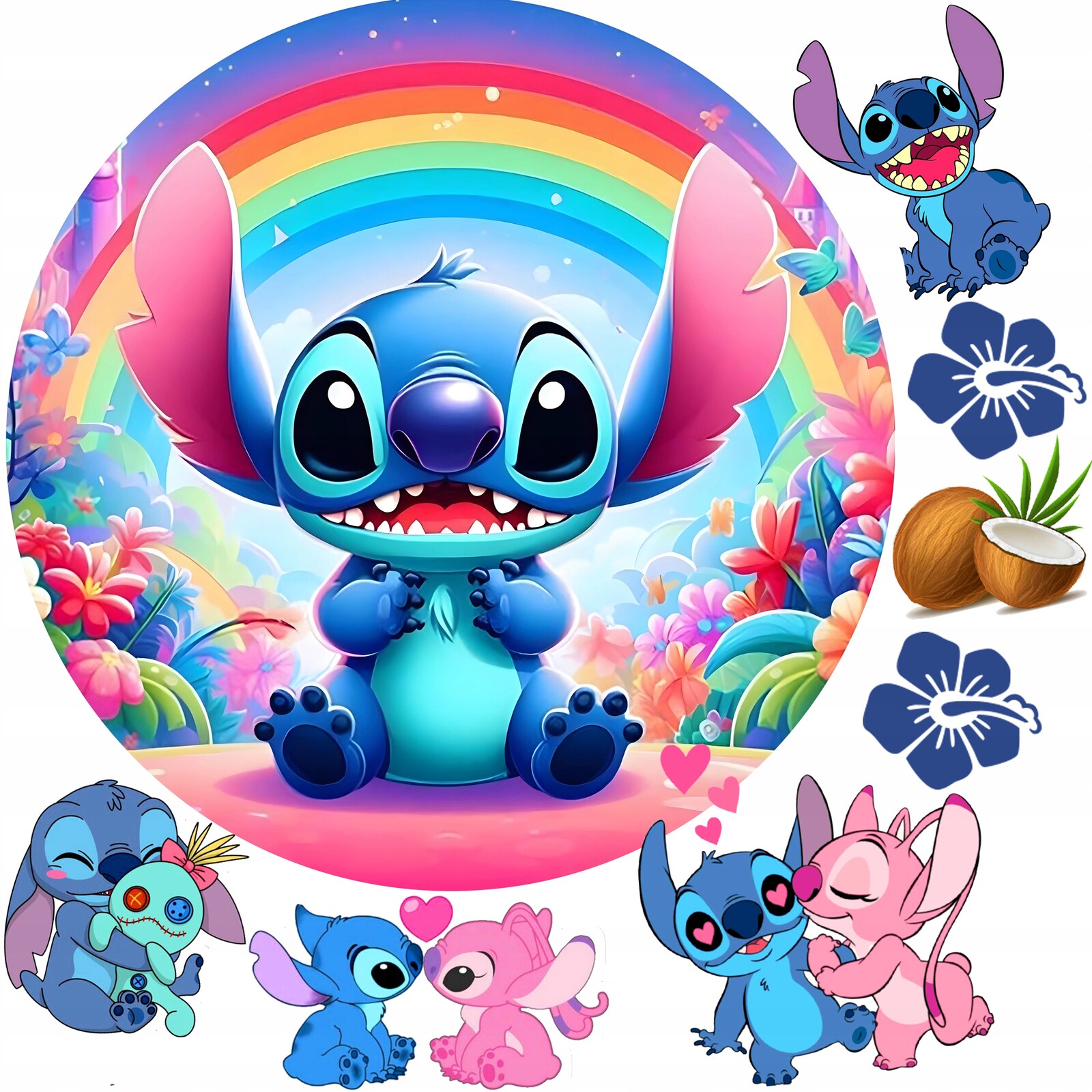 Oplatek Na Dort Lilo A Stich Stitch Dárek Text