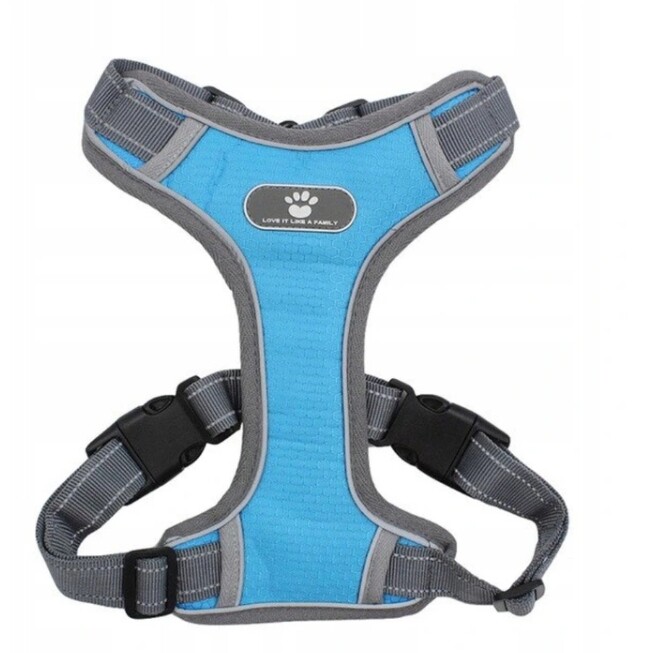 Szelki Dla Psa Mocne Typu Guard Spacerowe Bez Tlačení, Nastavitelný,