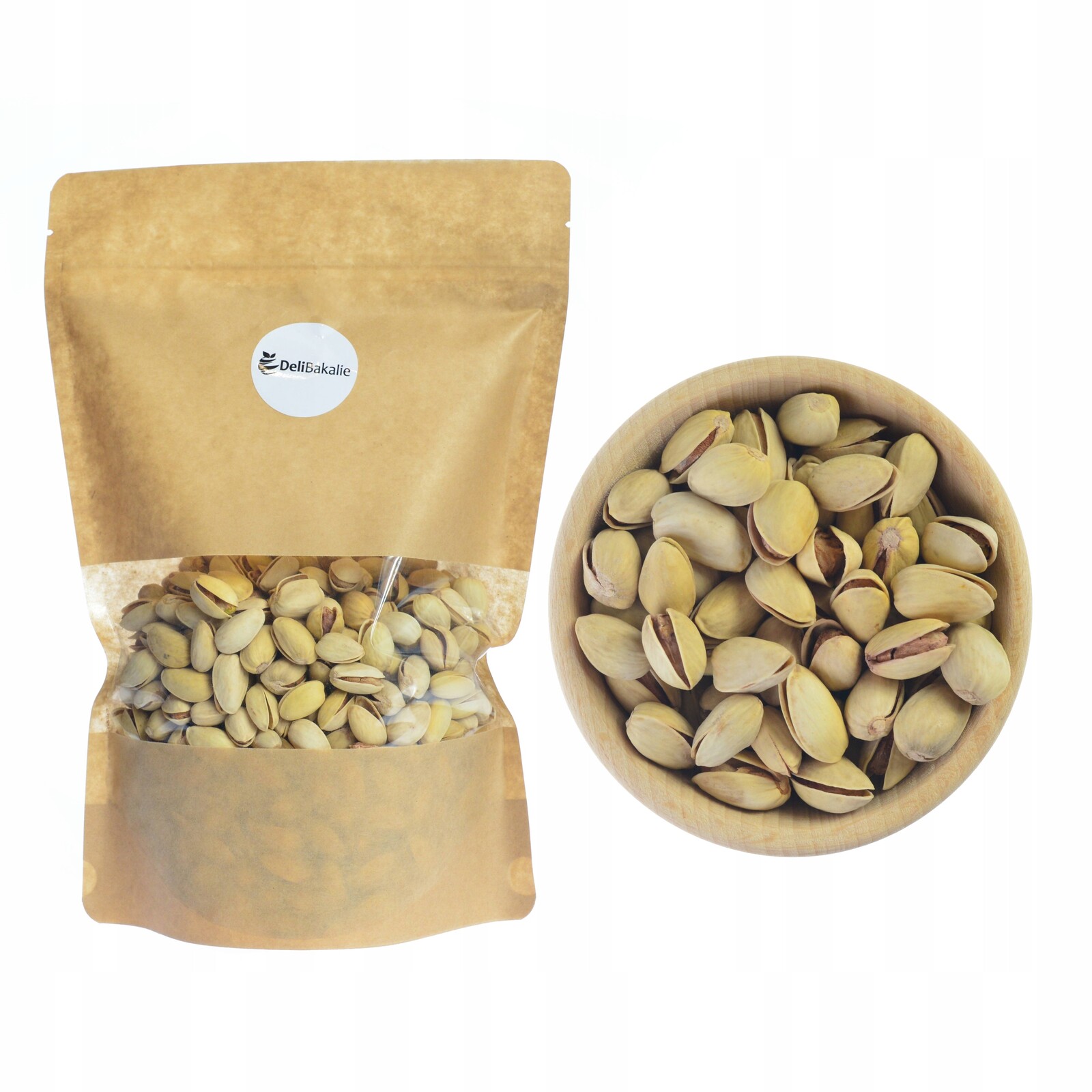 Pistácie Pražené Solené 0,5kg přírodní čerstvé DeliBakalie