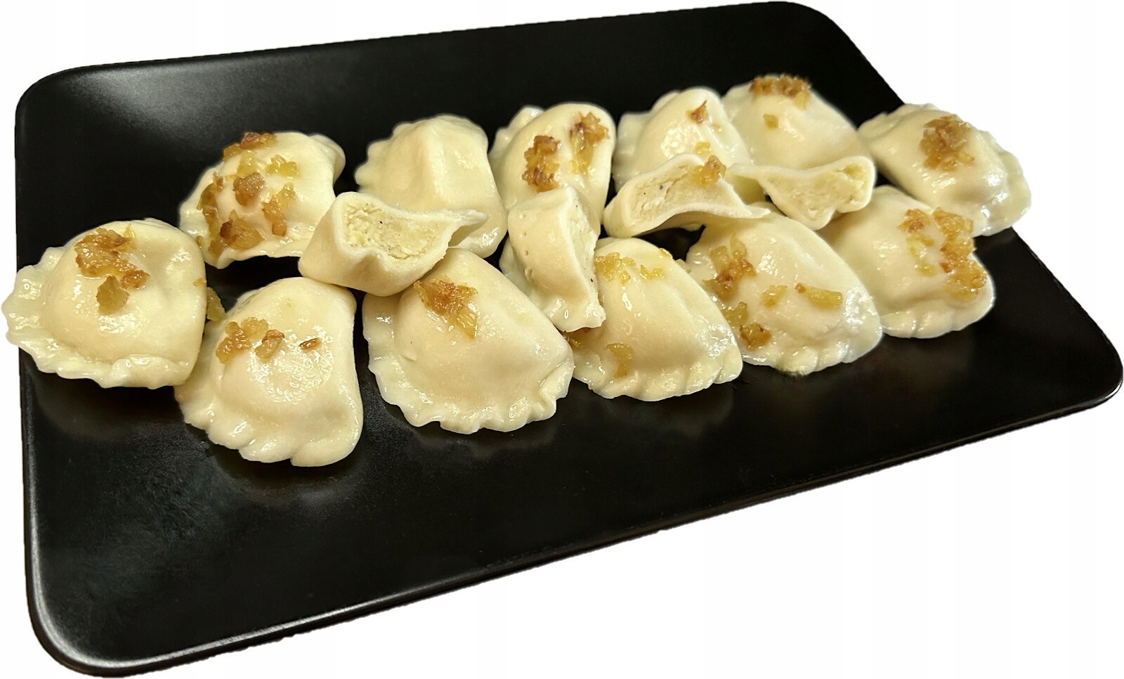 Ruské Pirohy Domácí Ruční Výroba Tradičně Hotové Jídlo Na Vánoce