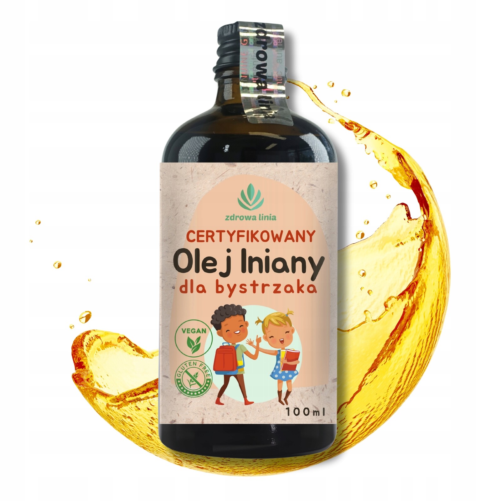 Lněný olej nerafinovaný Zdrowa Linia 100 ml