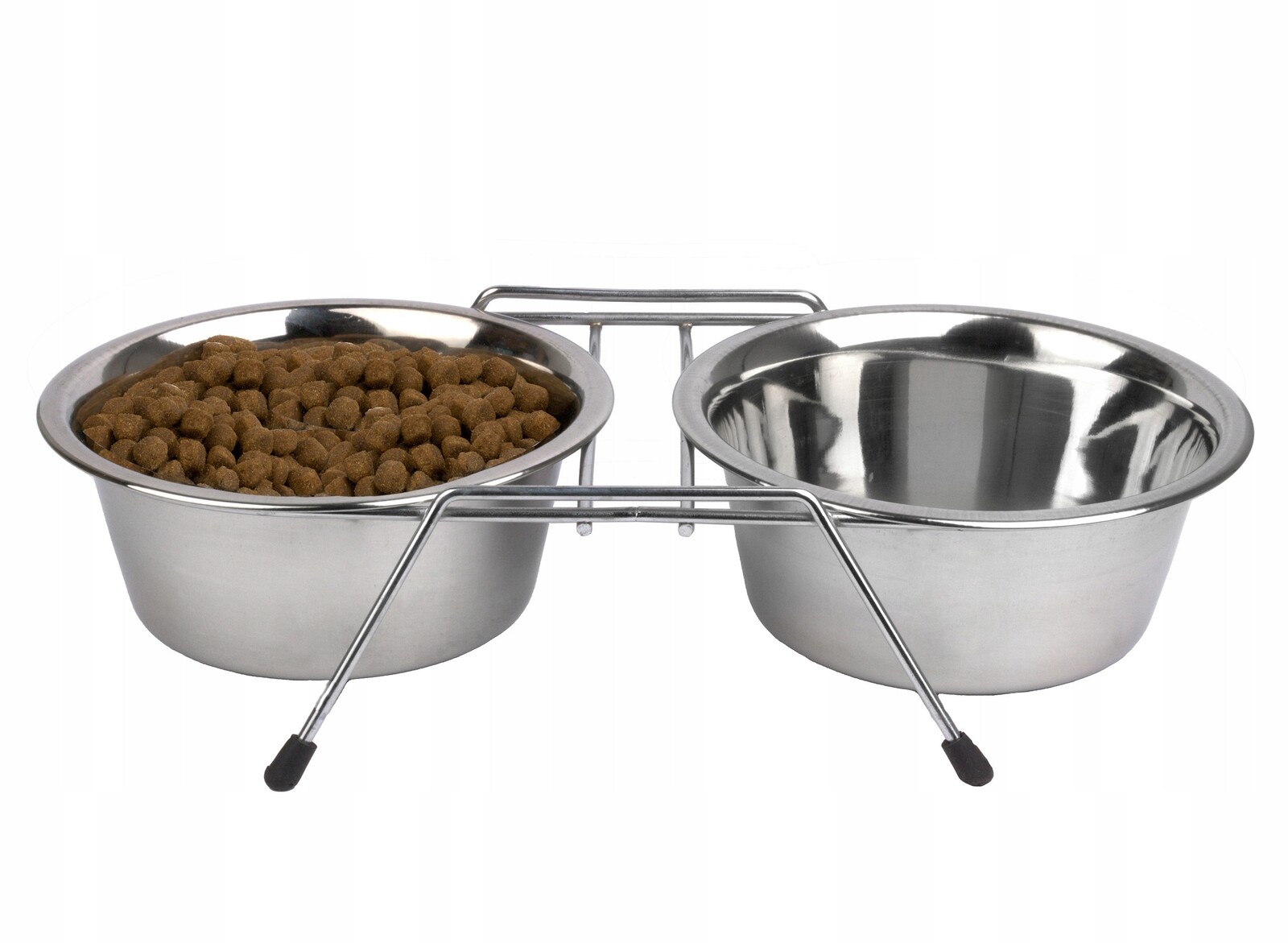 Sada dvou kovových misek Yoka stříbrná 3 l