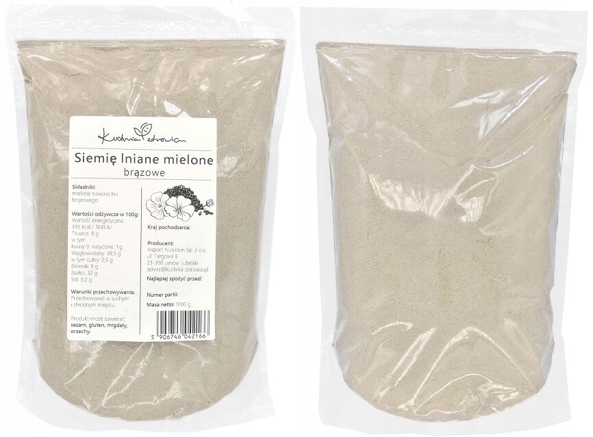 Lněné semínko hnědé Kuchnia Zdrowia 1000 g