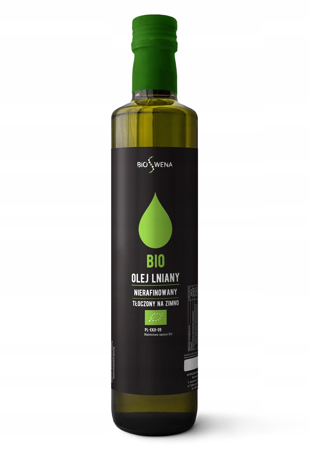 Lněný olej nerafinovaný Bioswena 1000 ml