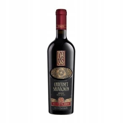Víno Daos Cabernet Sauvignon 0% Červené Sladké 0,75L Nealkoholické
