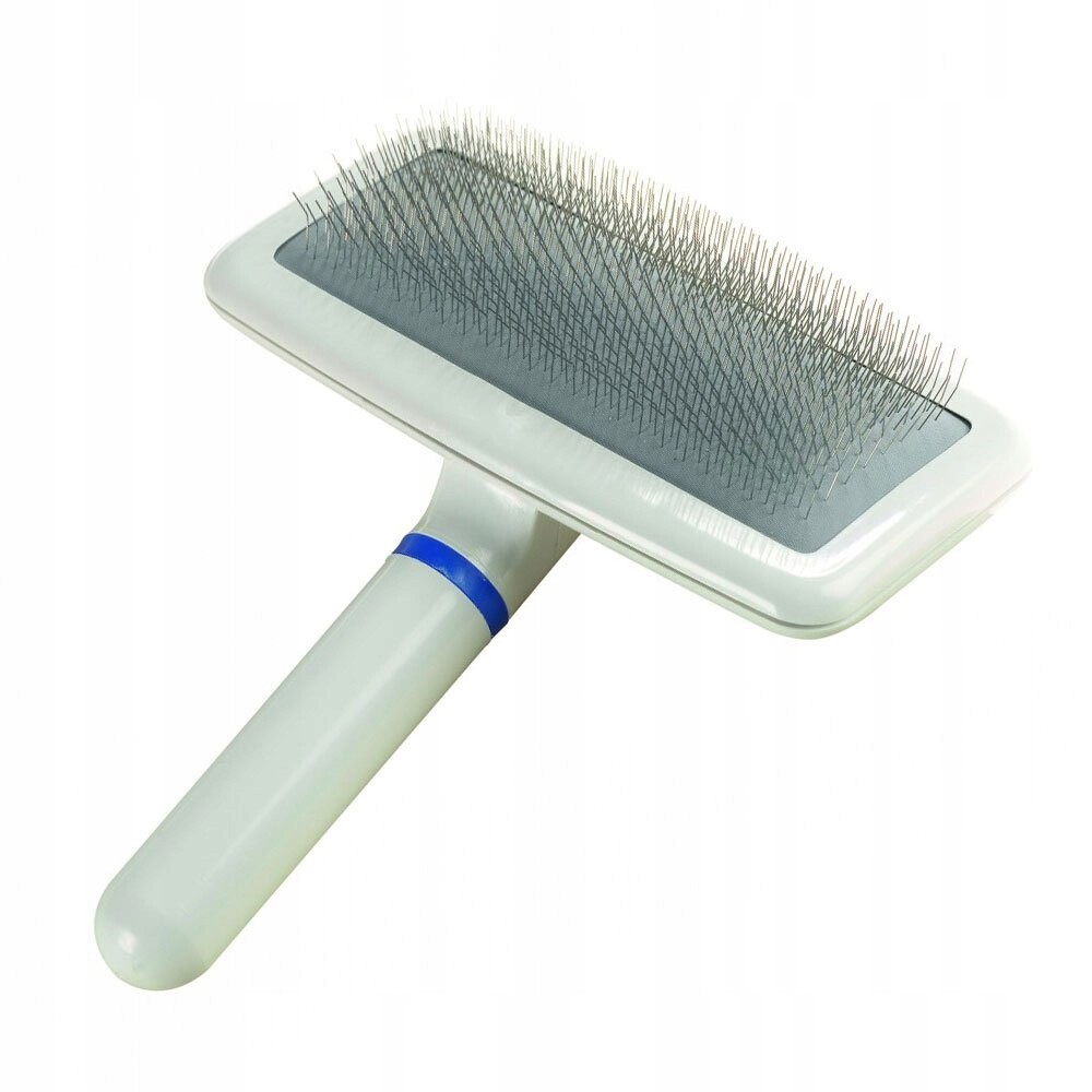 Kartáč DoggyMan pudlovací nerezová ocel M pro dlouhou srst