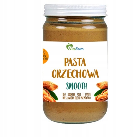 Ořechové máslo VitaFarm 900 g ořechové veganské s nízkým glykemickým