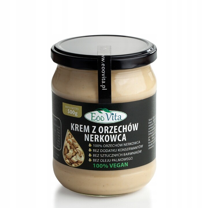 Krém z Kešu Ořechů 100% 500 g Eoovita
