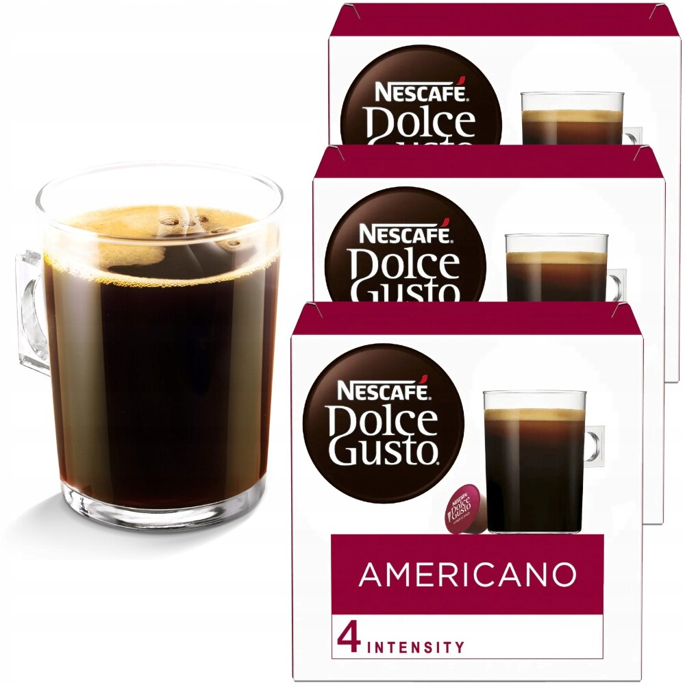 Kapsle do Dolce Gusto Nescafe Americano 48 kusů 3x16