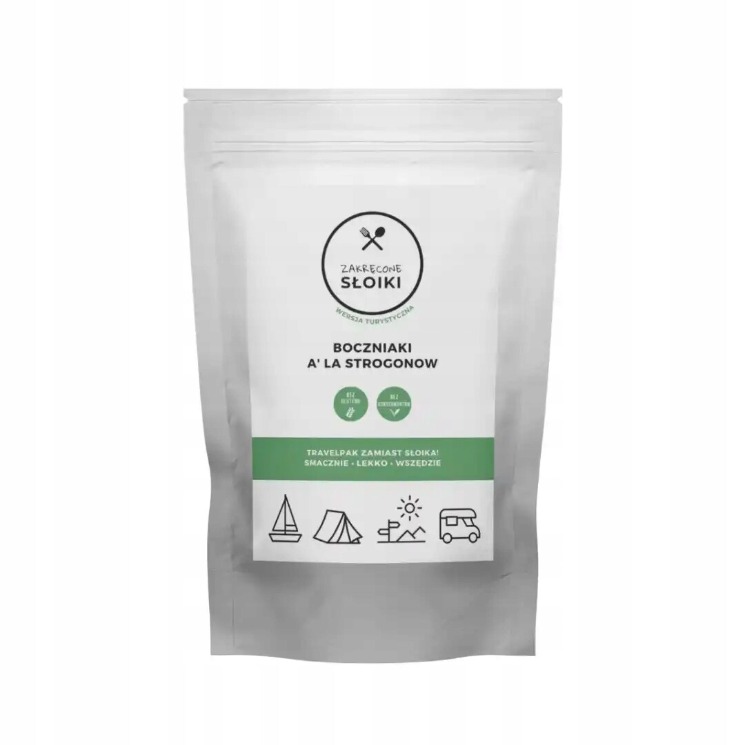Obědový pokrm Zatočené Sklenice Boczniaki a'la Strogonow 900 ml