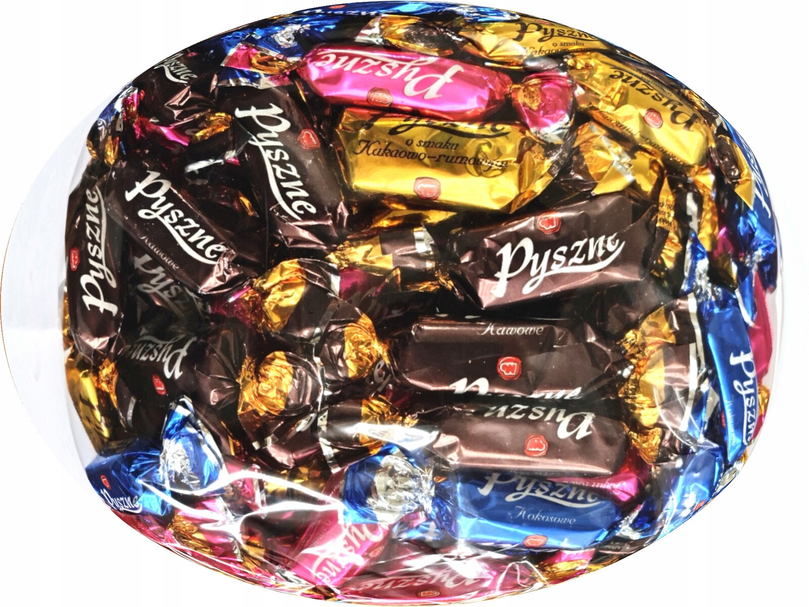 Bonbóny Wolność jogurtovo-ovocné, kokosové, kávové, kakaovo-rumové 1000 g