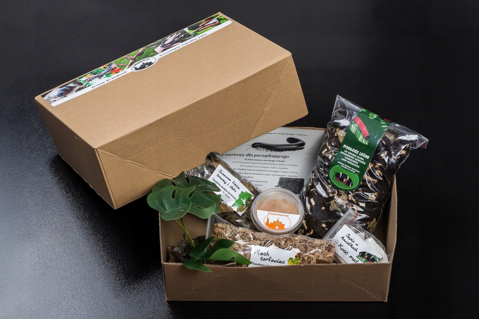 Sada pro chov vijáků, krocionogů, isopodů Stonožka slimáků Gammarus