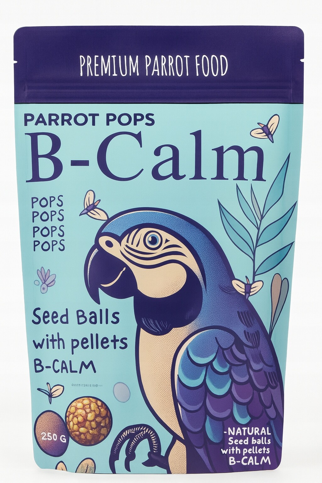Parrot Pops B-Calm Big Krmivo obnovující přirozenou rovnováhu pro papoušky