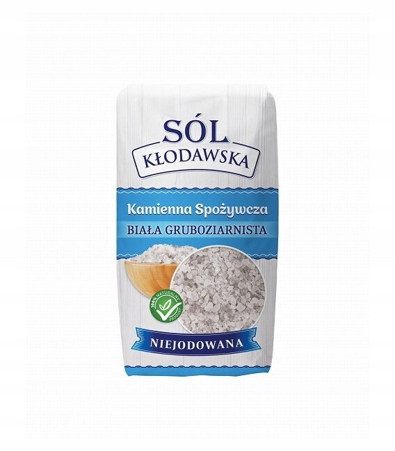 Kamenná sůl hrubozrnná Kłodawa 1 kg Kopalnia Soli Kłodawa