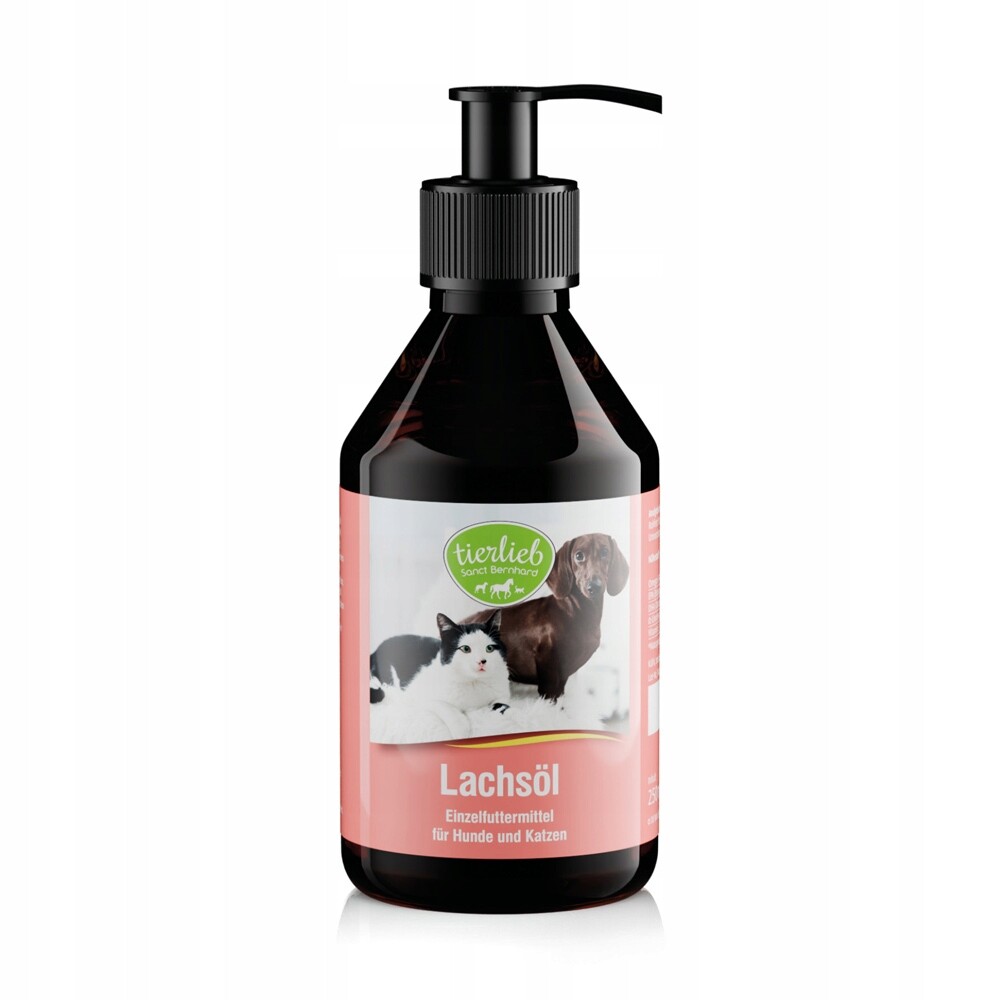 Oleje a tuky pro kočky, pro psy a kočky Tierlieb Sanct Bernhard olej