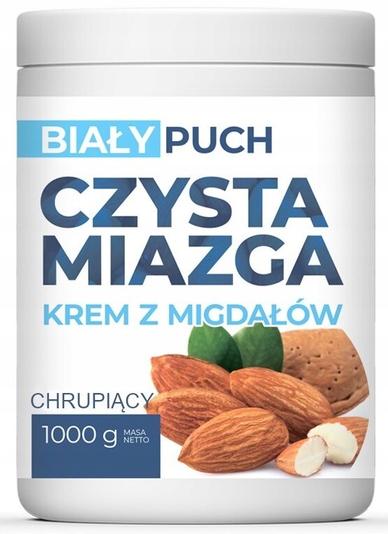 Mandlové máslo Biały Puch 1000 g vegetariánské