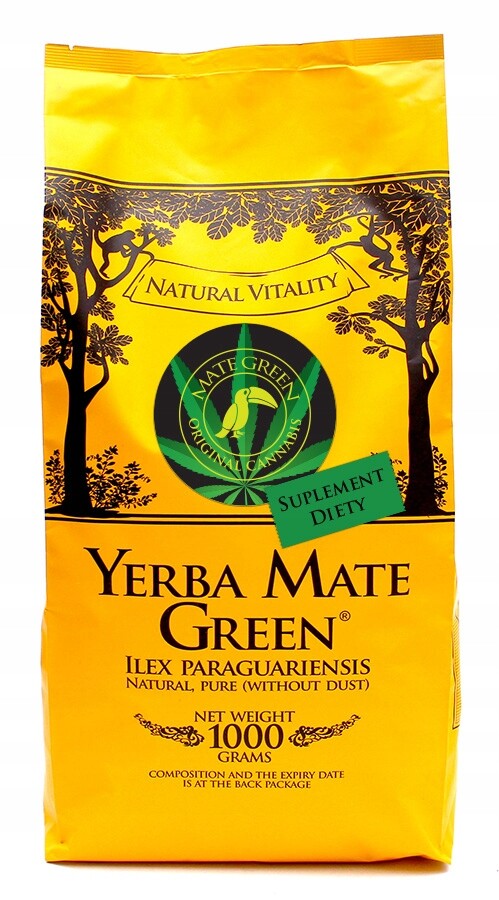 Yerba Mate Green Original Cannabis 1kg despalada
