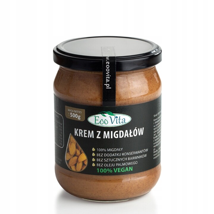 Krém Eoo Vita z mandlí 500 g košer veganský raw